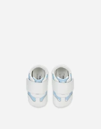 Nappa leather newborn sneakers with DG-logo print