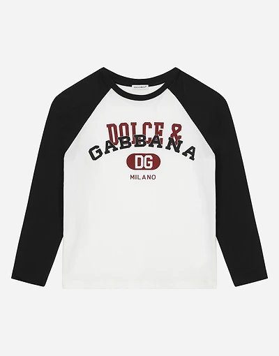 Jersey T-shirt with Dolce&Gabbana logo