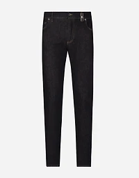 Slim-fit stretch denim jeans