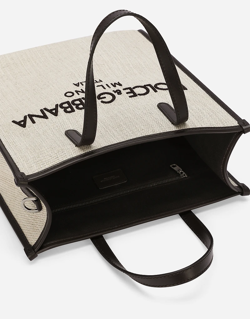 structured canvas shopper
