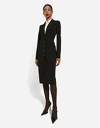 Jersey Milano rib coat