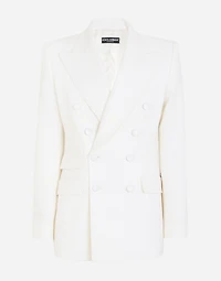 Double-breasted virgin wool jacket