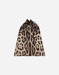 Leopard-print swim briefs