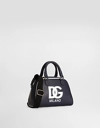 Calfskin bowling bag with logo