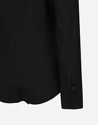 Double-breasted tuxedo jacket bodysuit