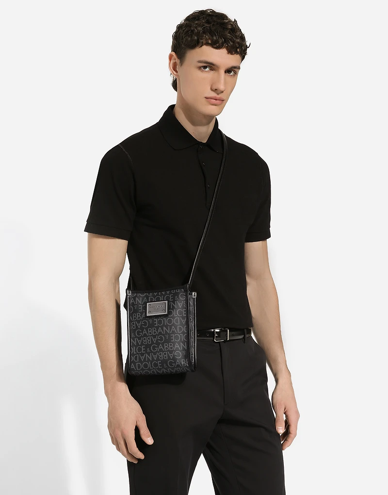 Small printed jacquard shopper