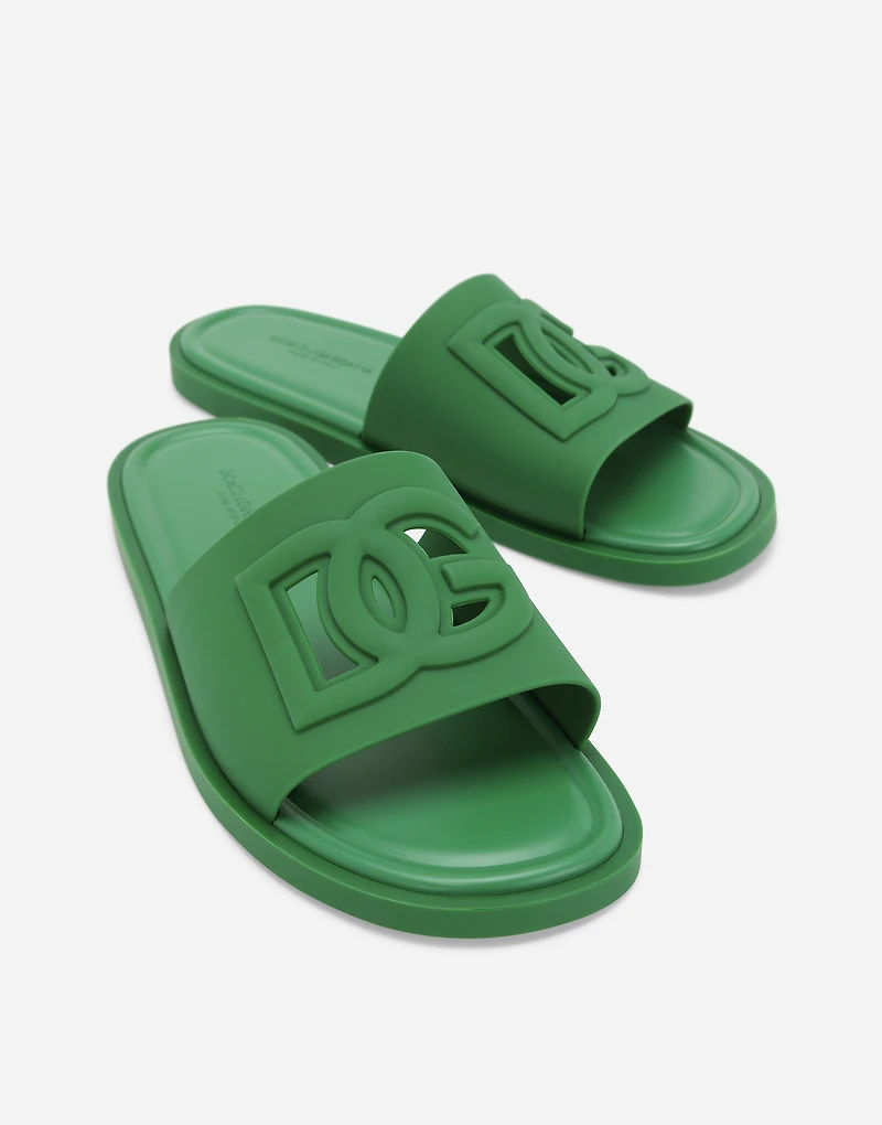Rubber beachwear sliders