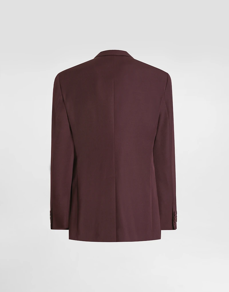 Single-breasted woolen jacket