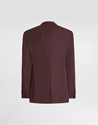 Single-breasted woolen jacket