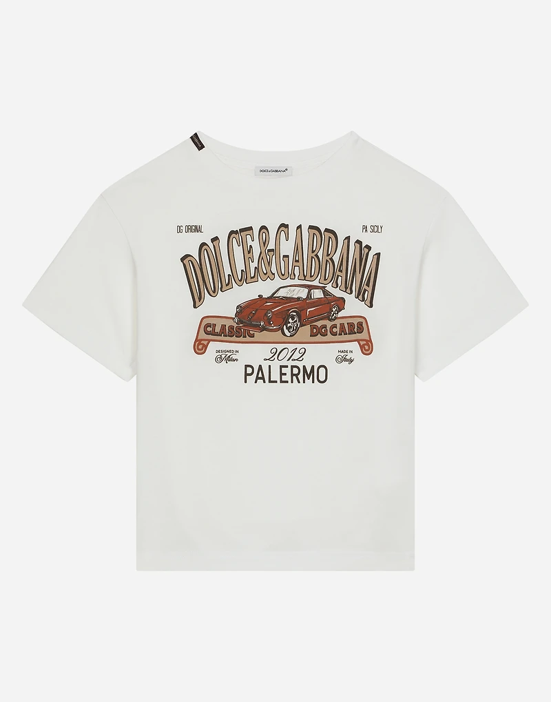 Jersey T-shirt with DG Palermo logo