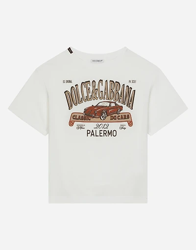 Jersey T-shirt with DG Palermo logo