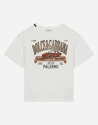 Jersey T-shirt with DG Palermo logo