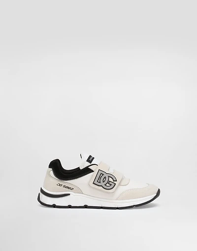 DG running split calfskin sneakers