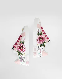 Printed calfskin Portofino Light sneakers