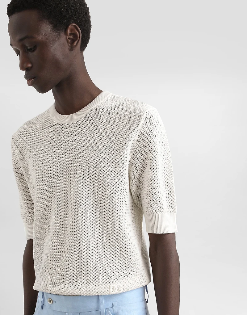 Cotton crewneck pullover