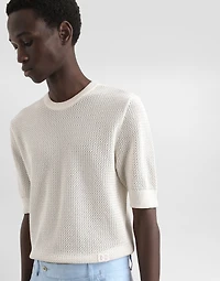 Cotton crewneck pullover