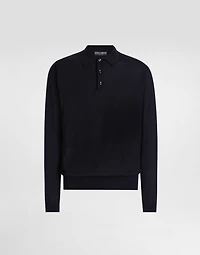 Cashmere polo shirt