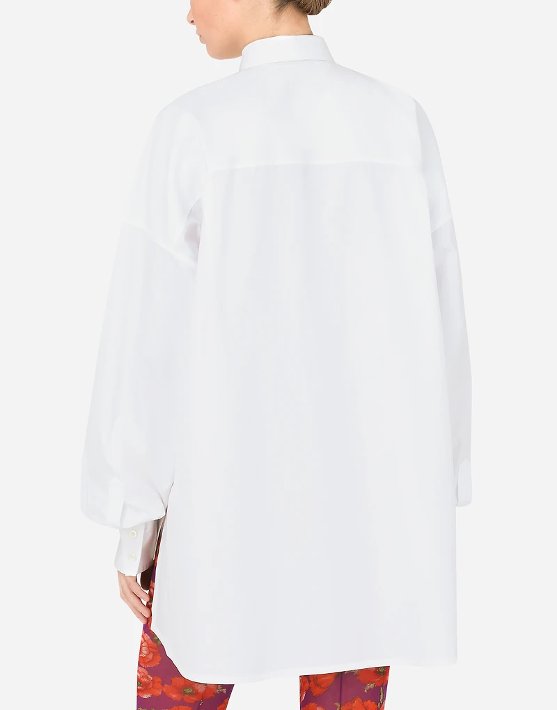 Cotton shirt with DG logo