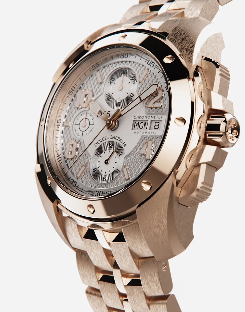 DS5 watch in red gold