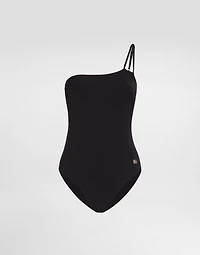 One-piece one-shoulder swimsuit