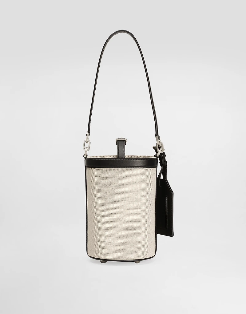 Fabric bucket bag