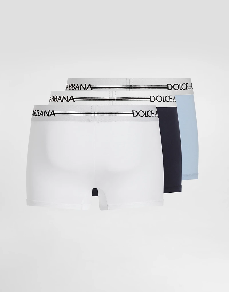 Stretch cotton boxers 3-pack