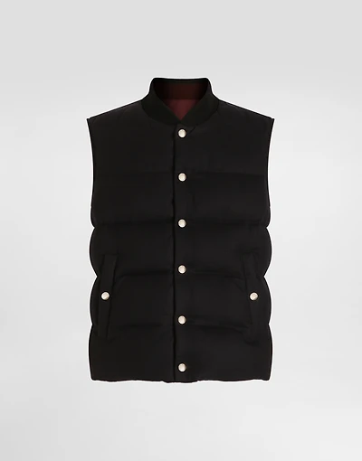 Reversible padded gilet