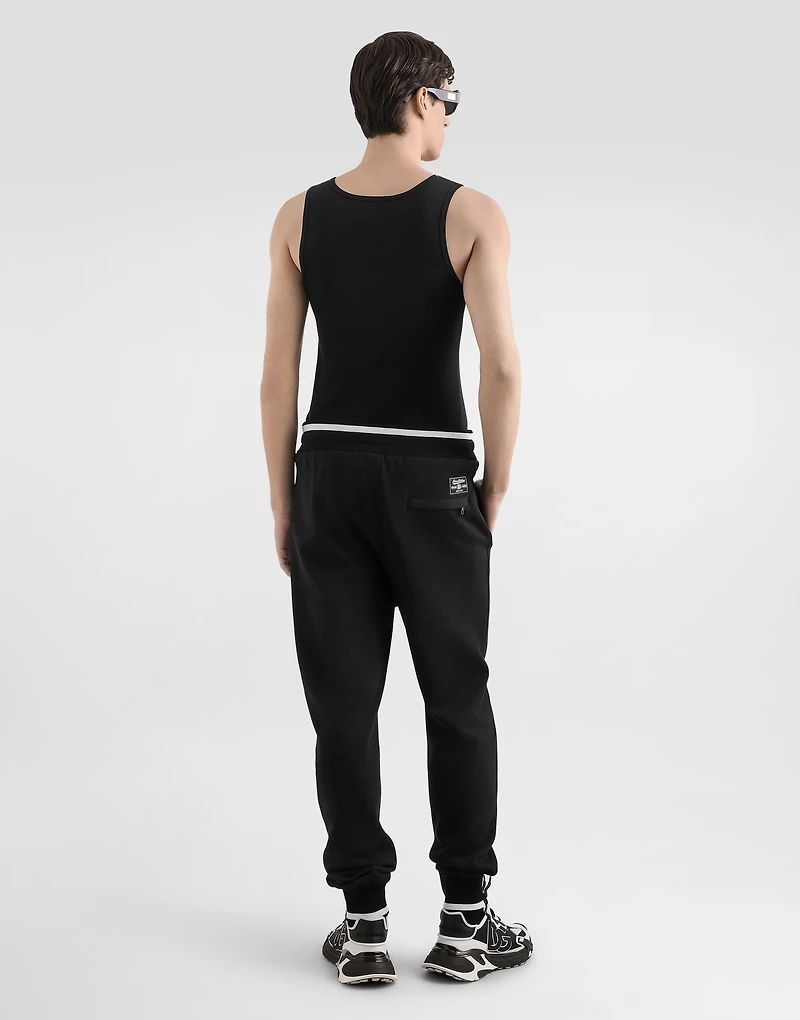 Cotton tank top with embroidery