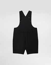 Fleece dungarees with DG logo