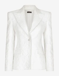 Brocade Turlington blazer