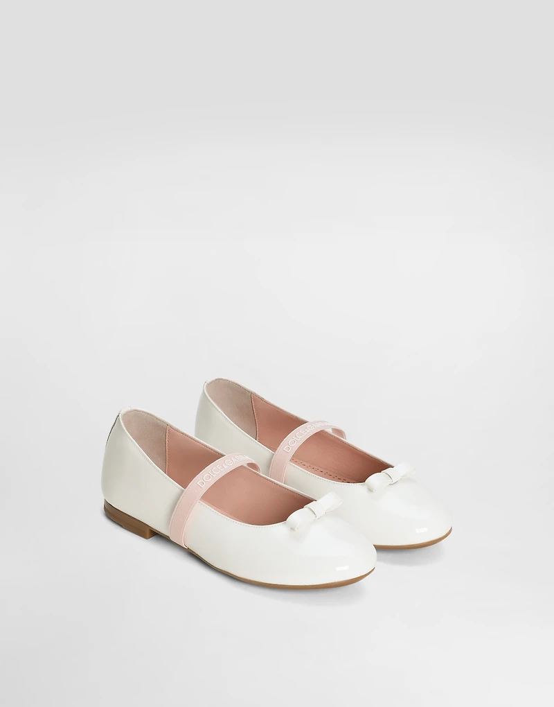Patent leather ballet flats