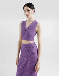 Crochet crop top