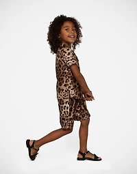 Patent leather sandals with DG logo