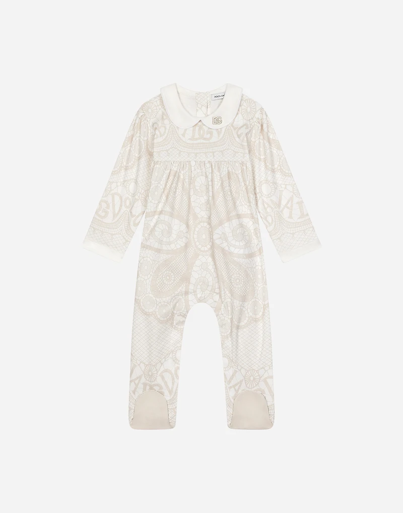 2-piece interlock gift set with DG Loves Newborn print