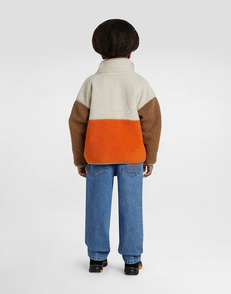 Faux teddy bear jacket