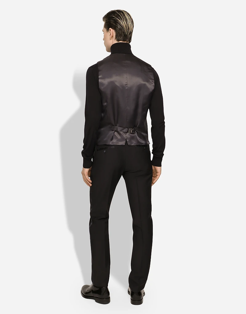 Single-breasted wool Martini-fit tuxedo suit