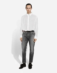 Loose stretch denim jeans