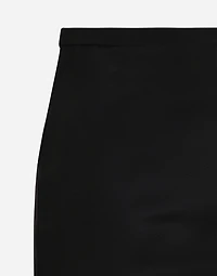 Cady calf-length skirt with slits
