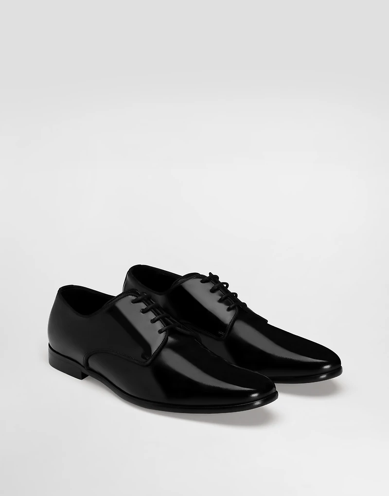 Brushed calfskin Derby shoes