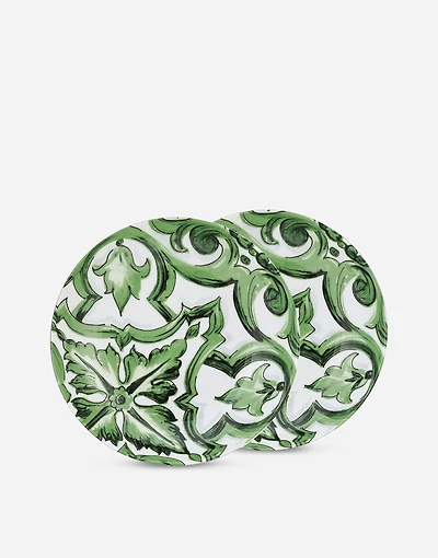 Set 2 Porcelain Soup Plates