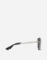 Metal print sunglasses