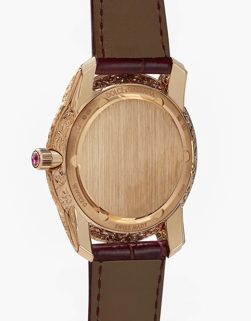 DG7 Gattopardo rose gold watch