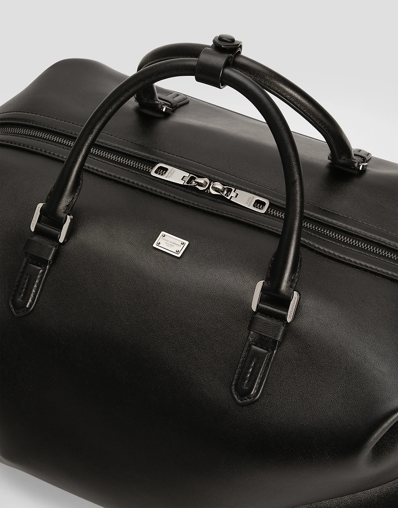 Calfskin duffel bag