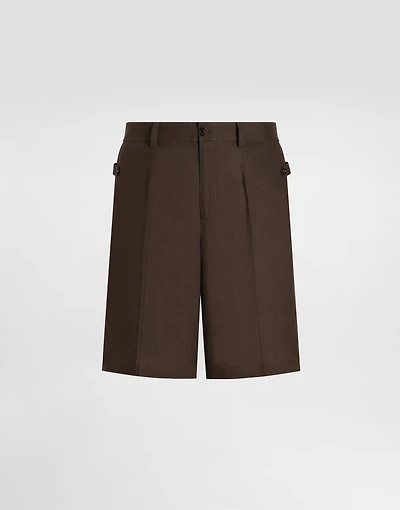 Linen jogging trousers