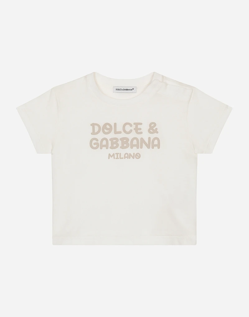 Jersey T-shirt with Dolce&Gabbana logo