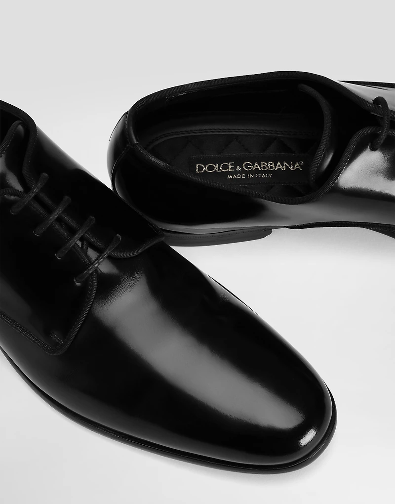 Brushed calfskin Derby shoes