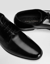 Brushed calfskin Derby shoes