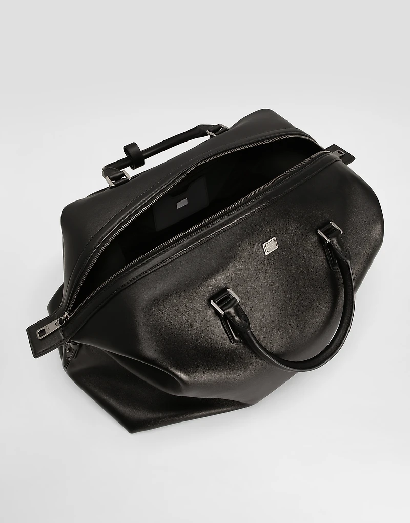 Calfskin duffel bag