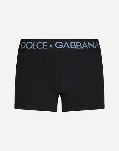 Two-way-stretch jersey boxers