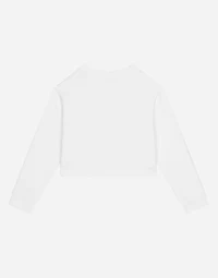 Jersey sweatshirt with DG logo